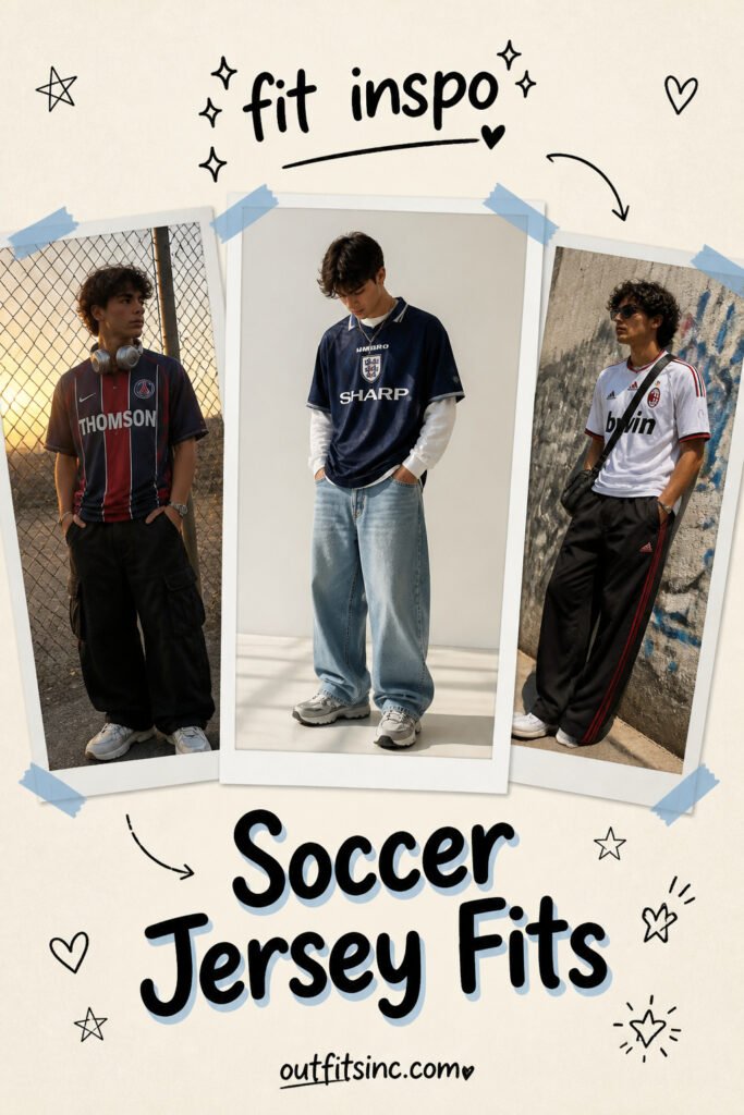 10 Top Soccer Jersey Outfit Streetwear Men That Look Fire